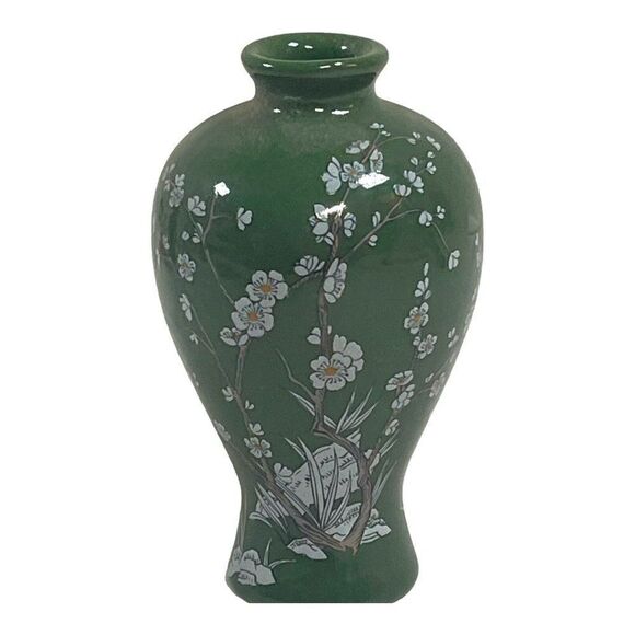 Plum Blossom Mini Vase Treasures of Imperial Dynasties Japan Franklin Porcelain - Picture 1 of 7